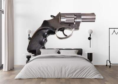 gun isolated on white background Wall mural