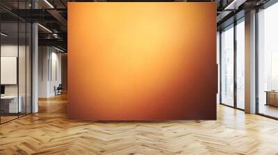 Orange gradient background abstract. Wall mural