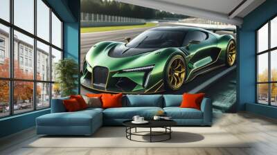 Racing Elegance in Every Curve Wall mural