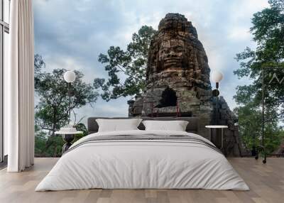 Angkor Thom. Cambodia Wall mural