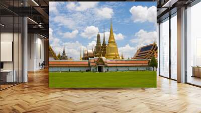 The temple in the Grand palace area  in Bangkok, Thailand Wall mural