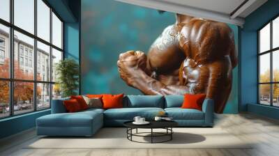 Close-Up of Persons Arm and Muscles Wall mural