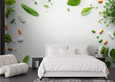 farmacy advertisment background with copy space Wall mural