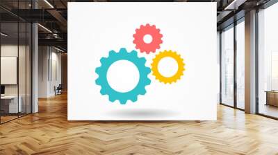 Gear Icon Vector Illustration Wall mural