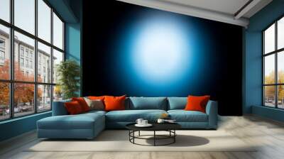 abstract background - blue glow Wall mural