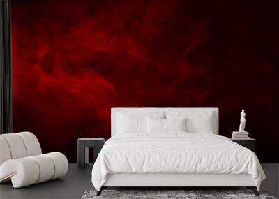 Red background Wall mural