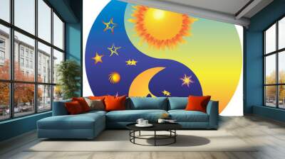 Yin and Yang Wall mural