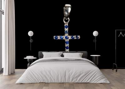 cross with stones Wall mural