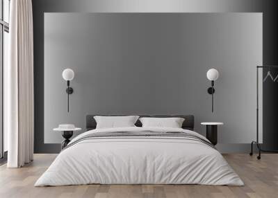 Gray gradient frame. 3d frame. Wall mural