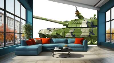 modern heavy tank Wall mural