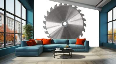 Metal circular saw for carpentry, woodworking Wall mural