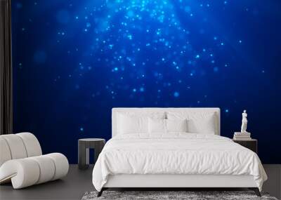 Abstract magic light background. Bokeh background. 3d rendering. Wall mural