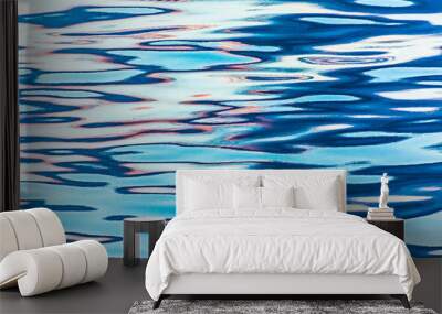 reflection in water ripples Wall mural