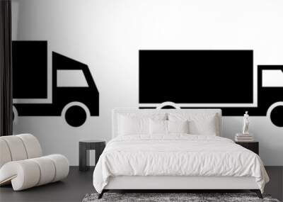 Vector transport logo collection on white background. Wall mural