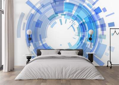 Abstract technology background Wall mural