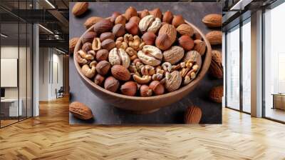 arrangement nuts bowl Wall mural