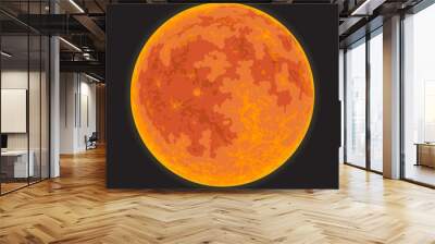 Full moon. Wall mural