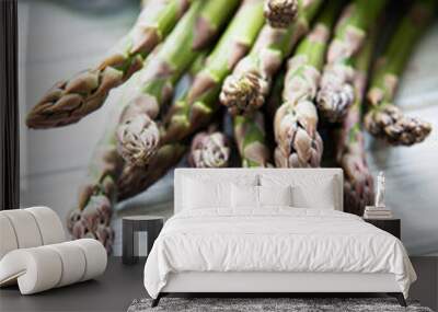 Fresh green asparagus Wall mural