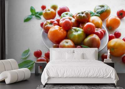 Fresh organic tomatoes Wall mural