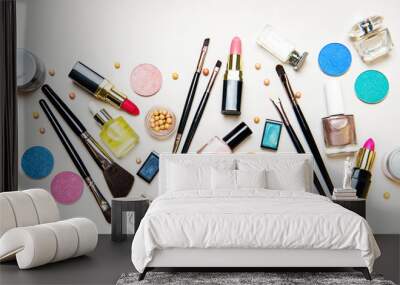 Set of decorative cosmetics Wall mural