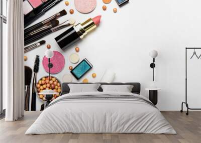 Set of decorative cosmetics Wall mural