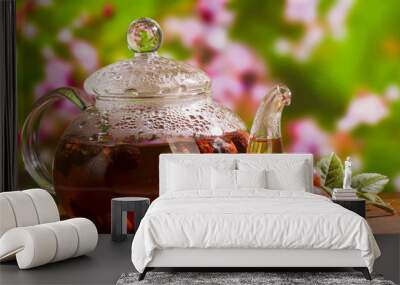 hips berry tea Wall mural