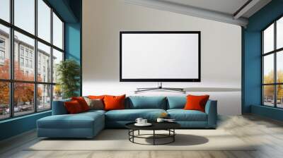 Blank TV screen. Wall mural