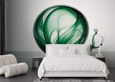 sphere in the shape of a letter Wall mural