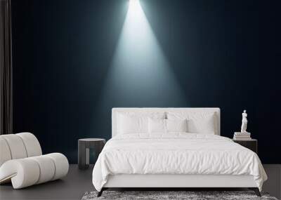 bright light dark background. High quality Wall mural