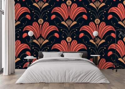 Art deco pattern seamless. Retro modern design background Wall mural