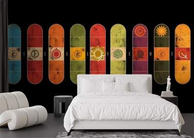 colorful pattern Wall mural