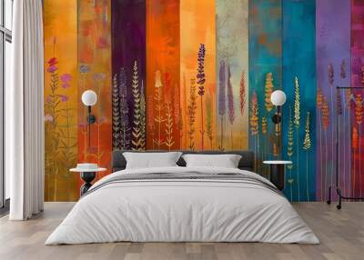 colourful background Wall mural