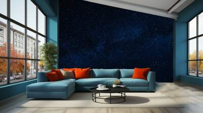 incredibly beautiful milky way with stars, summer Wall mural