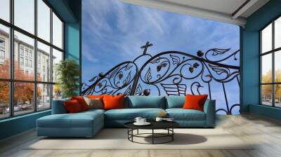 Church Wrought Iron Gates Wall mural