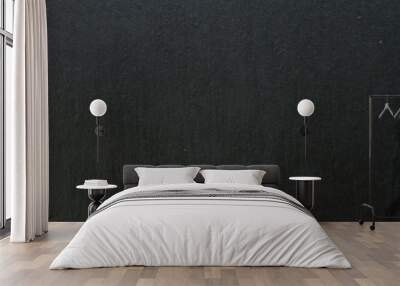 black blank slate table, texture background  Wall mural