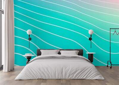 Vuktorny graphics, seascape. Sand beach. Wall mural