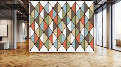 Colorful geometric background. Illustration 10 version Wall mural