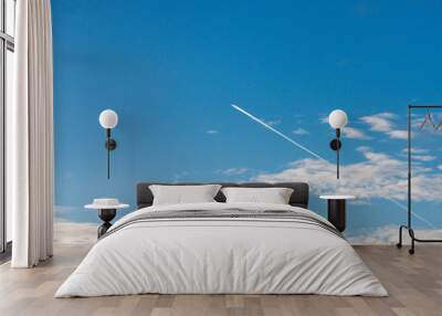 airplane against the sky Wall mural