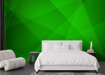 Green abstract background Wall mural