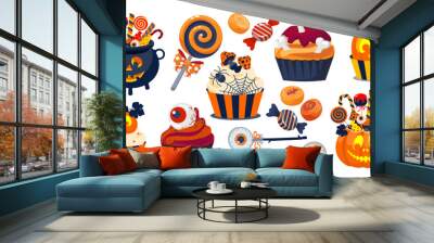 HALLOWEEN SWEETS Wall mural