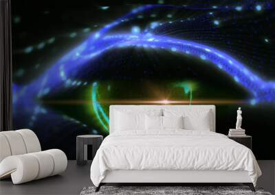 The Intelligent Universe opens its eyelids and watches us.
 Wall mural