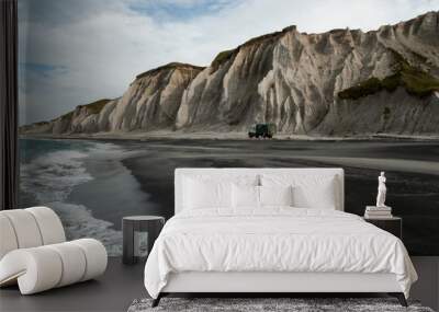 The white rocks, Prostor bay, Iturup island, Kuril islands, Russia Wall mural