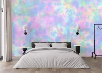 Tie dye shibori seamless pattern. Abstract texture. Wall mural