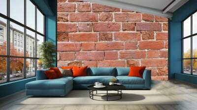 old brick wall, textured brick walls to use as background Wall mural