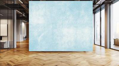 Blue textured background old paper. School Background Light texture Old paper Vintage Wall mural