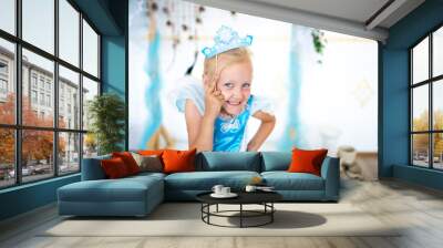 Snow Maiden princess girl Wall mural