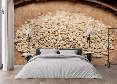 Close up of Coffee Beans Wall mural