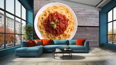 Italian pasta spaghetti Wall mural