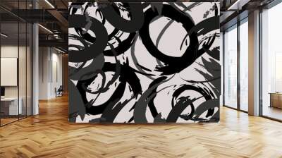 Abstract grunge  seamless pattern Wall mural