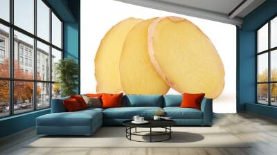 Fresh ginger slice Wall mural